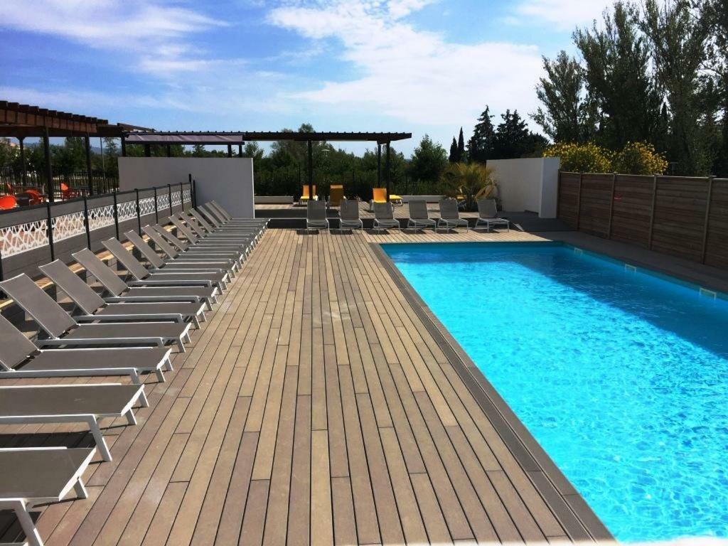 Les Terrasses D'Aix - Studio Avec Grande Terrasse Privee Éguilles Buitenkant foto